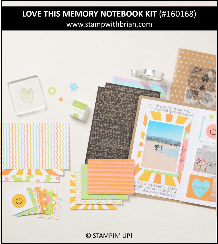 Love This Memory Notebook Kit, Stampin Up! 160168