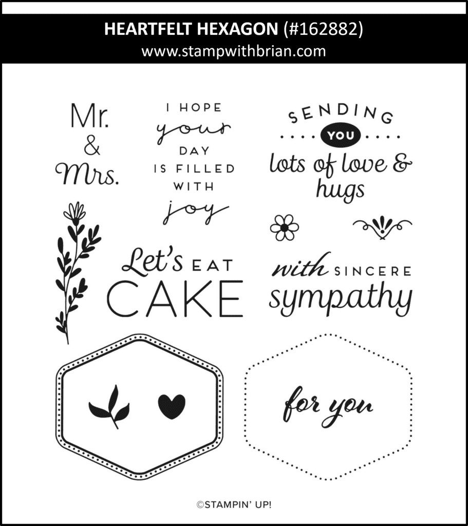 Heartfelt Hexagon, Stampin Up! 162882