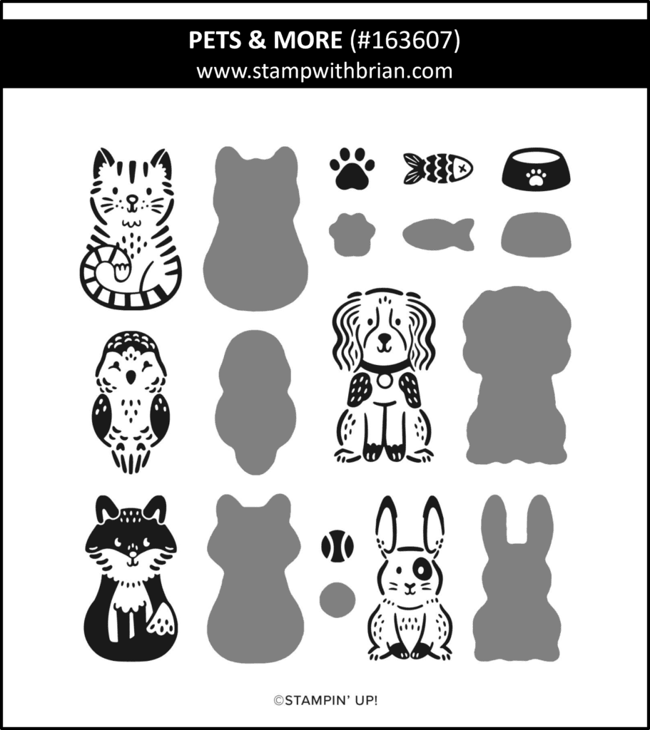 Pets & More, Stampin Up! 163607