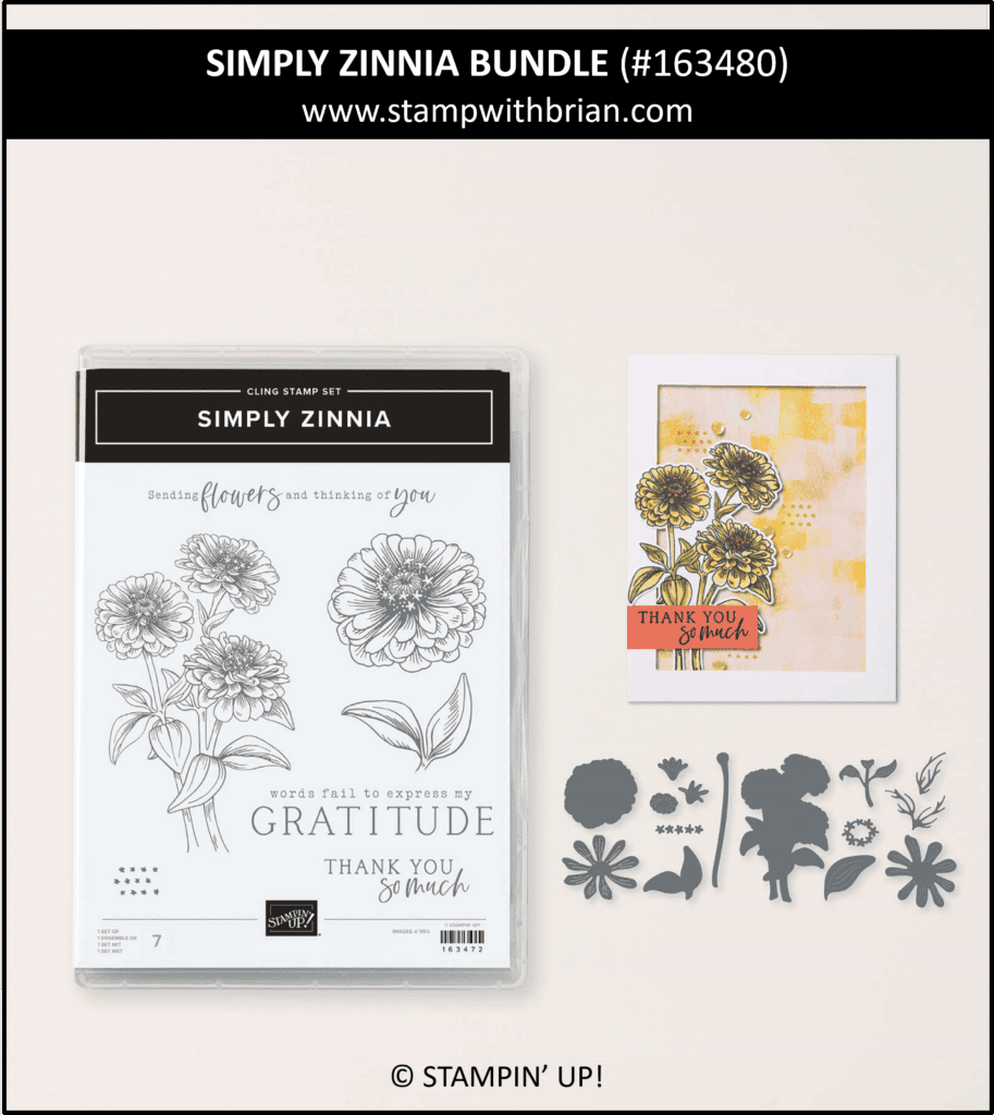 Simply Zinnia Bundle, Stampin Up! 163480 Simply Zinnia Bundle, Stampin Up! 163480