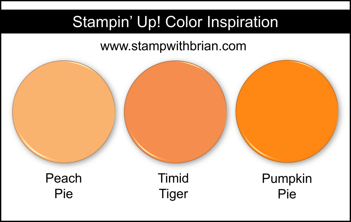Stampin' Up! Color Inspiration - Peach Pie, Timid Tiger, Pumpkin Pie Stampin' Up! Color Inspiration - Peach Pie, Timid Tiger, Pumpkin Pie