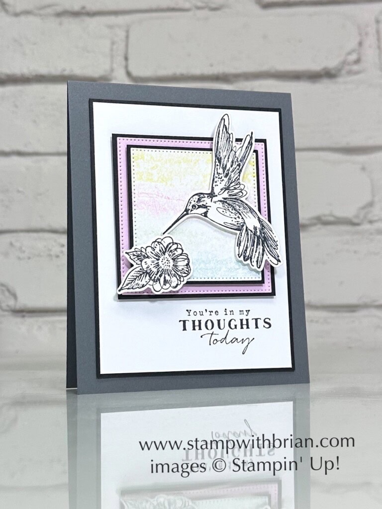 Thoughtful Expressions Bundle, Stampin Up!, Brian King, Thinking of you card