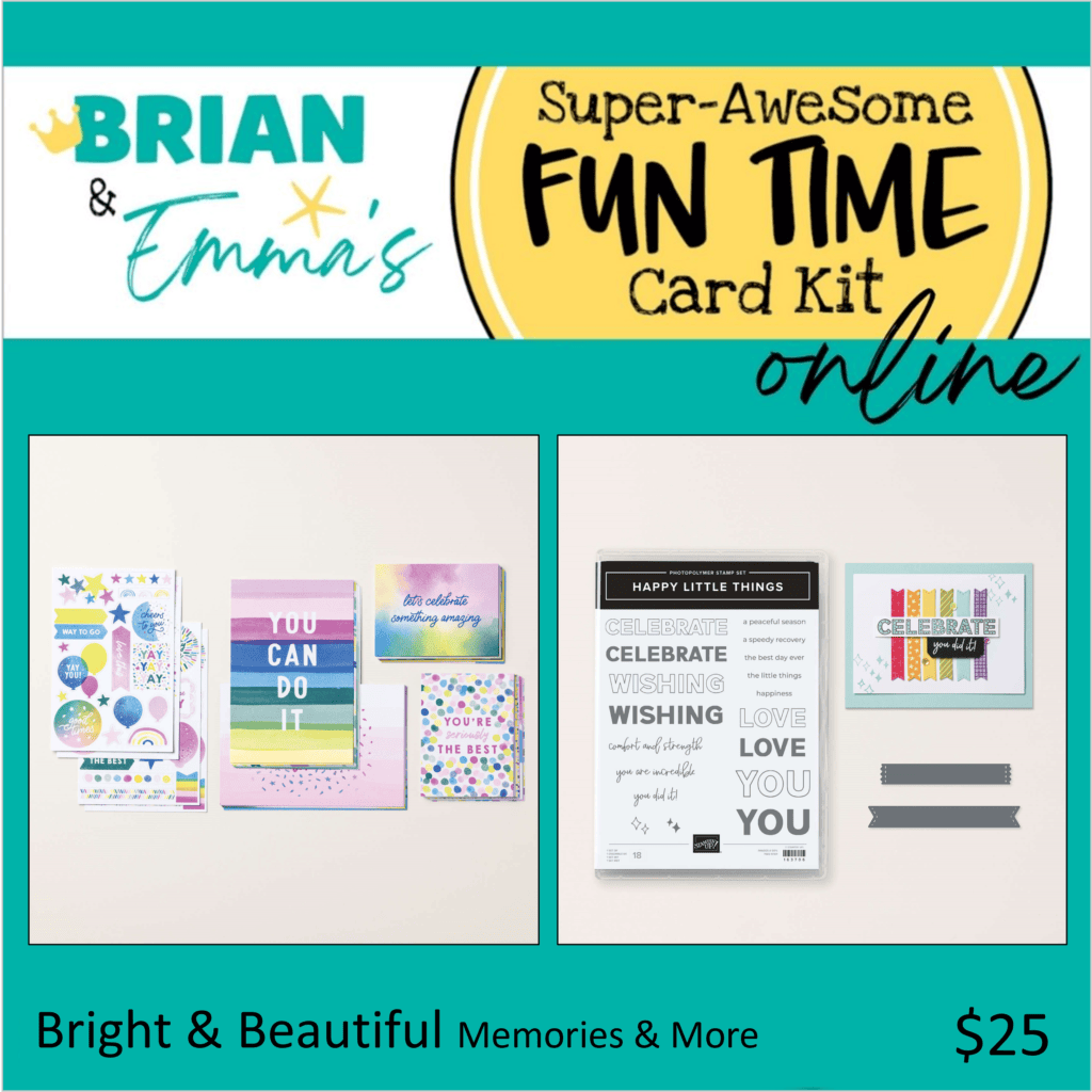 Bright & Beautiful Memories & More Cards, Super-Awesome Fun Time Card Kit