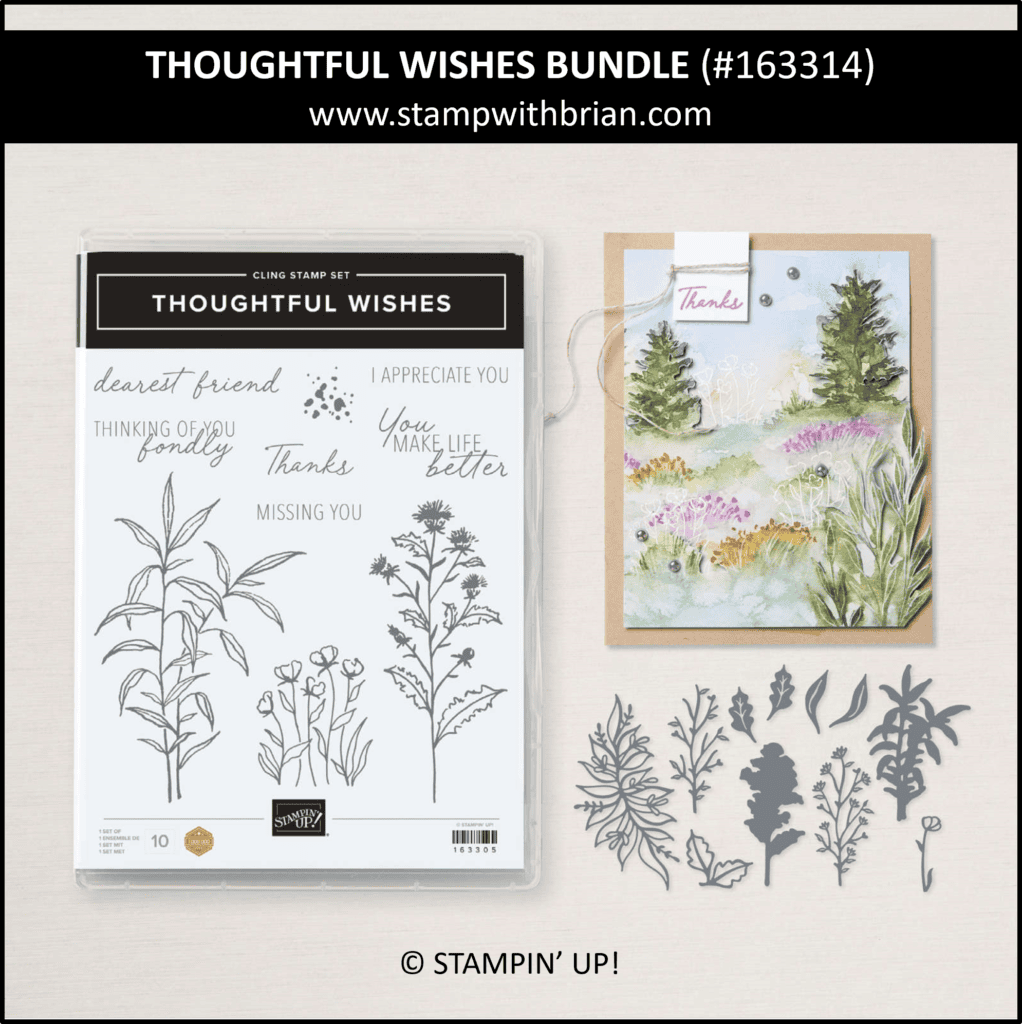 Thoughtful Wishes Bundle, Stampin Up! 163314