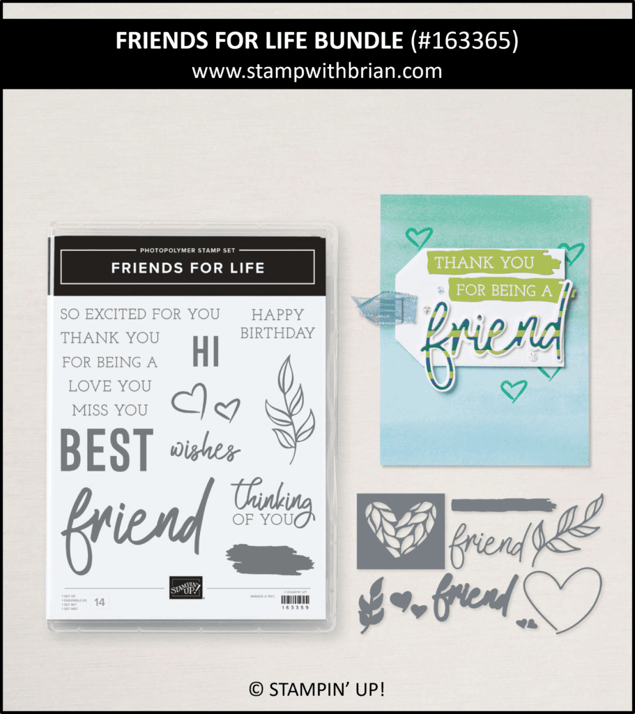 Friends for Life Bundle, Stampin Up!, 163365
