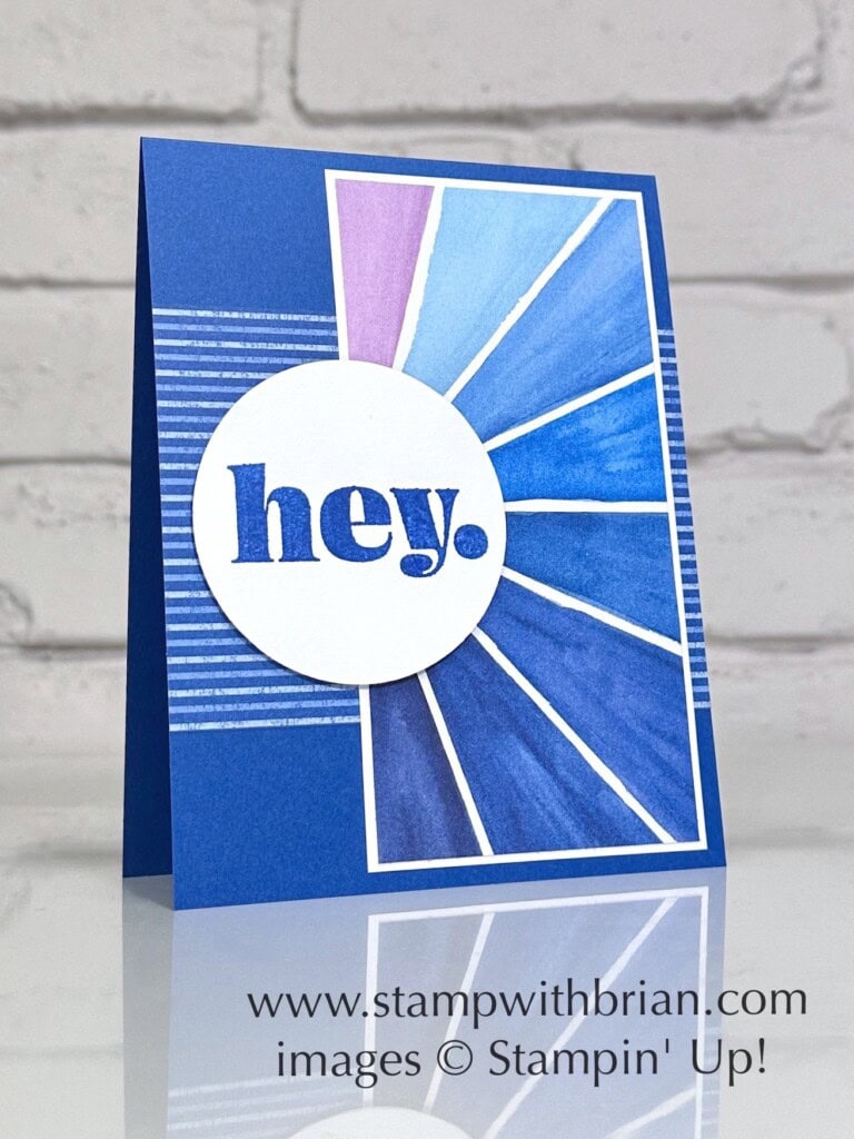 Saying Hey, Full of Life Designer Series Paper, Stampin Up!, Brian King Saying Hey, Full of Life Designer Series Paper, Stampin Up!, Brian King