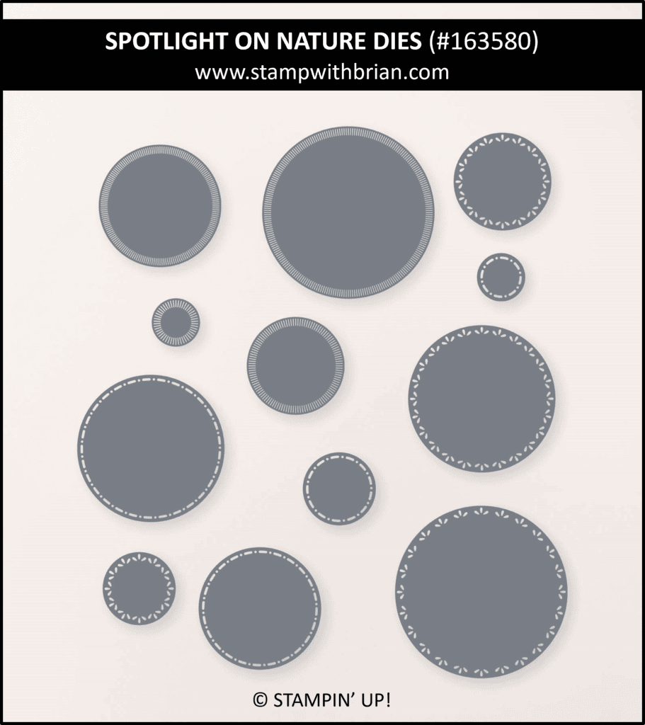 Spotlight on Nature Dies, Stampin Up! 163580