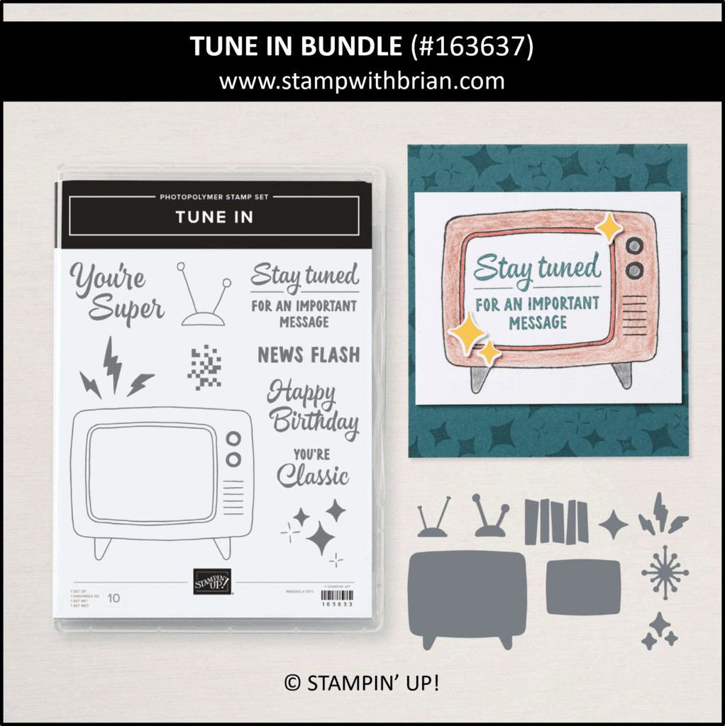 Tune In Bundle, Stampin Up!, Brian King 163637