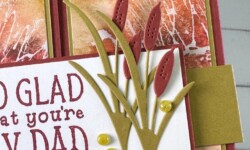 Gone Fishing, Thoughtful Journey Designer Series Paper, gate fold, Stampin Up!, Brian King, Father's Day card