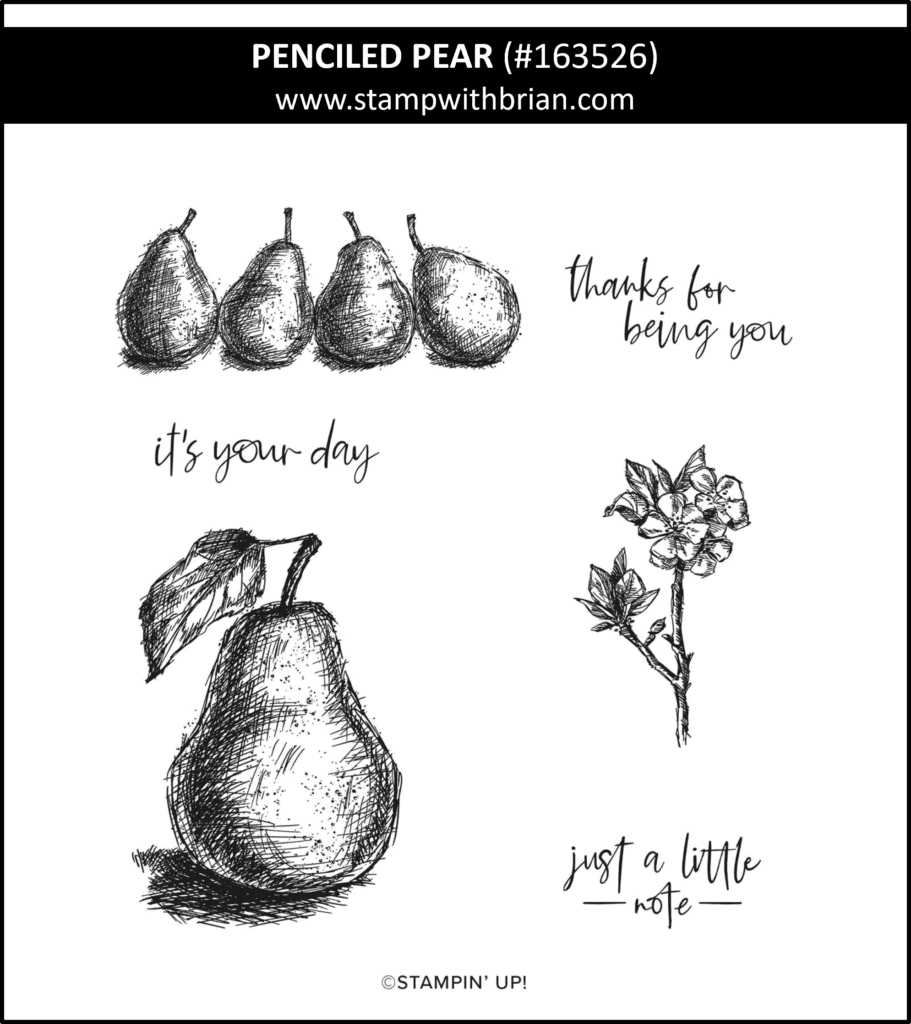 Penciled Pear, Stampin Up!, 163526