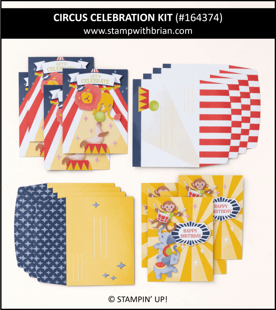Circus Celebration Kit, Stampin Up! 164374