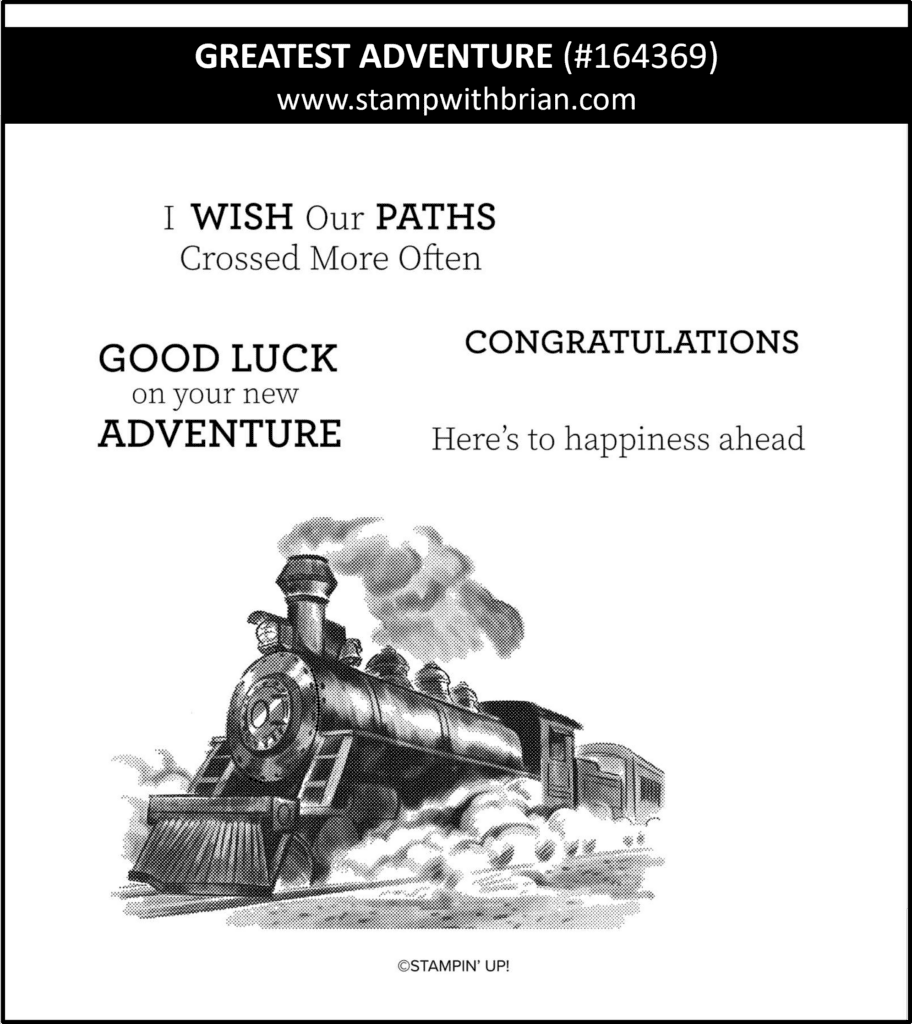 Greatest Adventure, Stampin Up! 164369