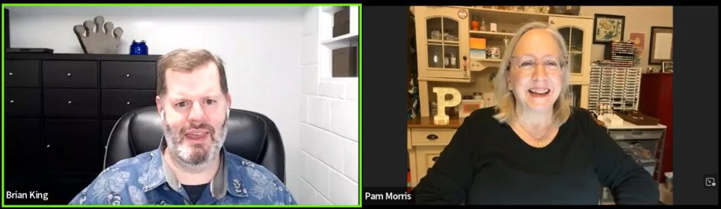 Pam Morris and Brian King Pam Morris and Brian King