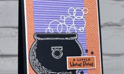 Potions & Spells Bundle, Stampin Up!, Brian King, Halloween card