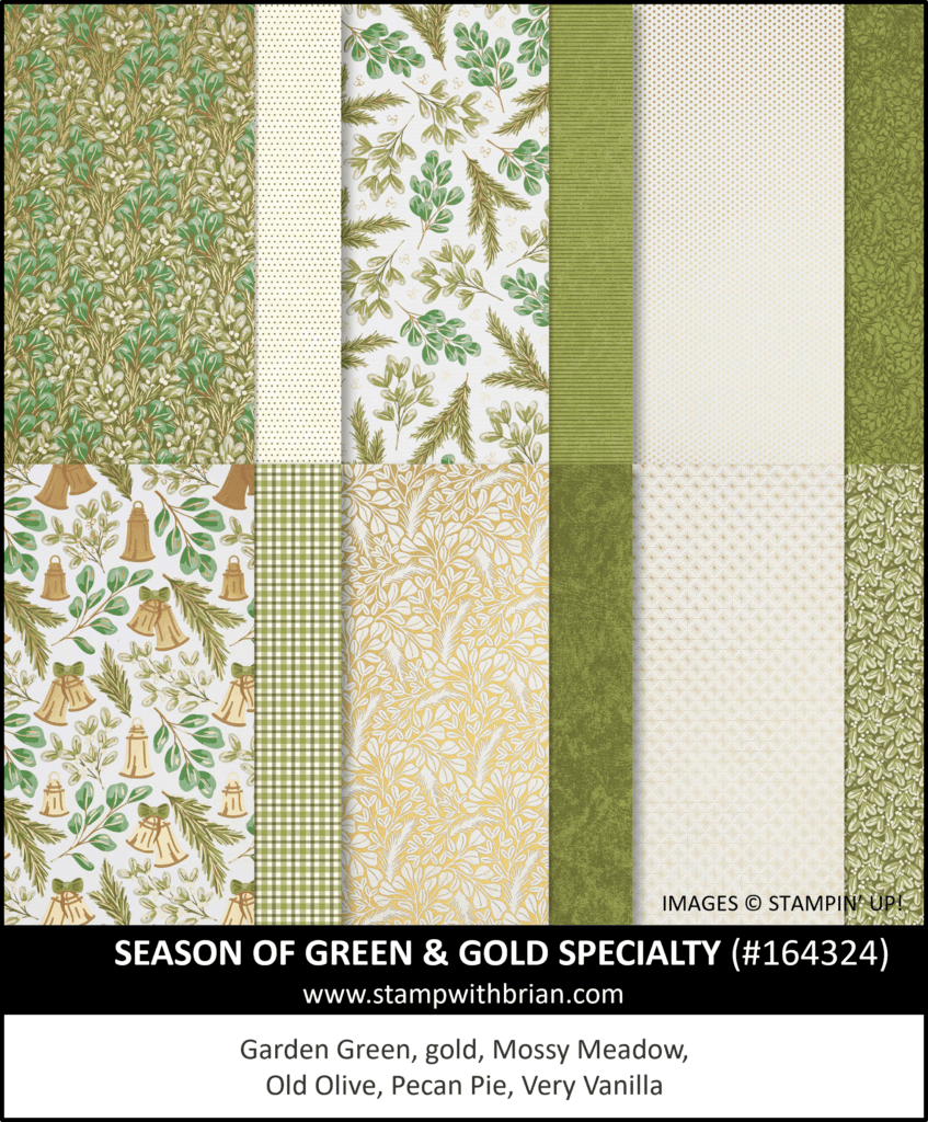 Season of Green & Gold Specialty, Stampin Up!, 164324