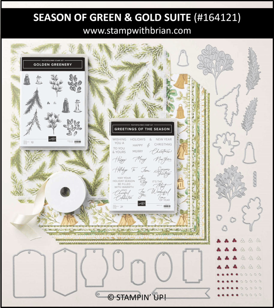 Season of Green & Gold Suite Collection, Stampin Up! 164121