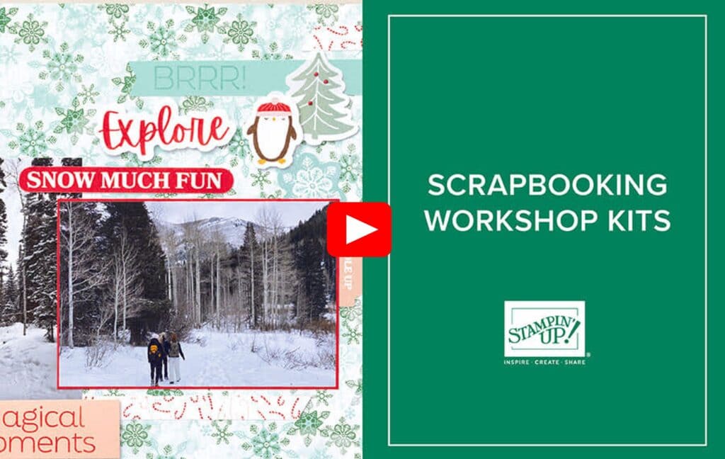 Scrapbooking Workshop Kits video Scrapbooking Workshop Kits video