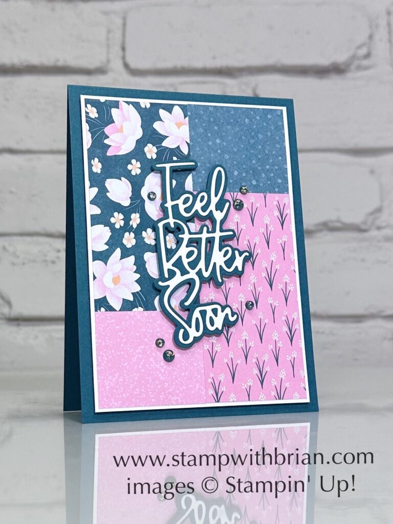 Wanted to Say Dies, Lily Pond Lane Designer Series Paper, Stampin Up!, Brian King