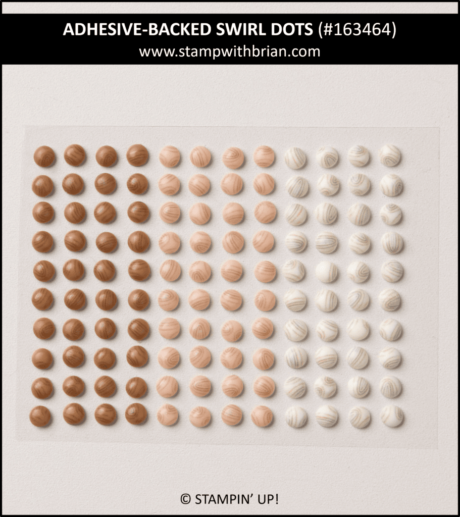 Adhesive-Backed Swirl Dots, Stampin Up! 163464