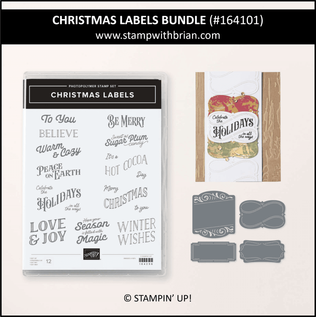 Christmas Labels Bundle, Stampin Up! 164101