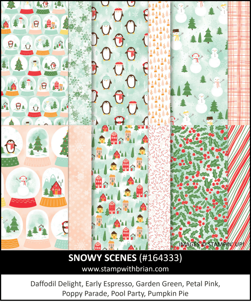 Snowy Scenes Designer Series Paper, Stampin Up! 164333