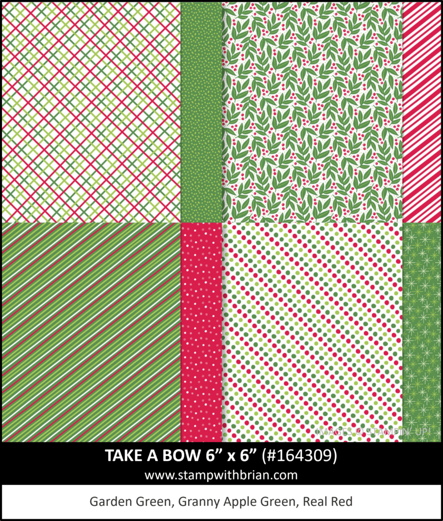 Take a Bow Designer Series Paper, Stampin Up! 164309