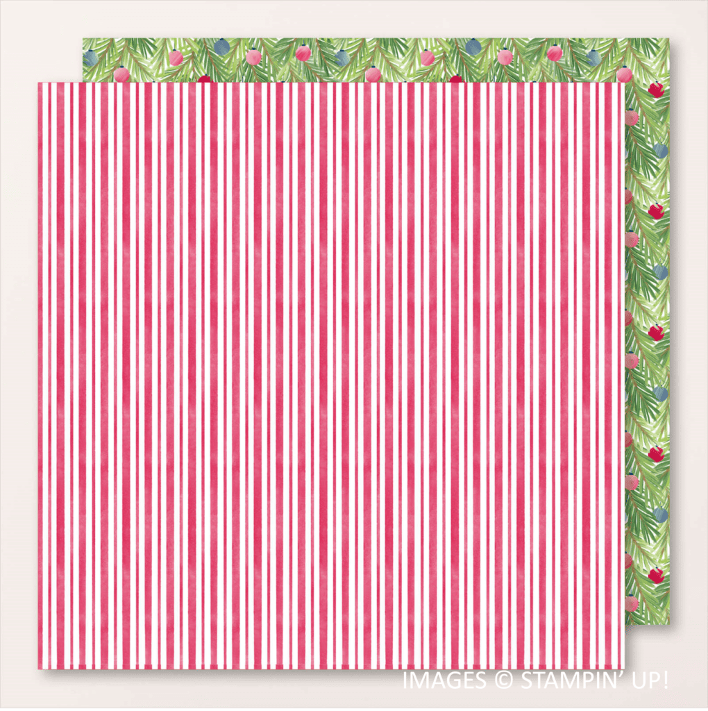 pattern from A Little Bit Festive Specialty Designer Series Paper, Stampin Up! 164107