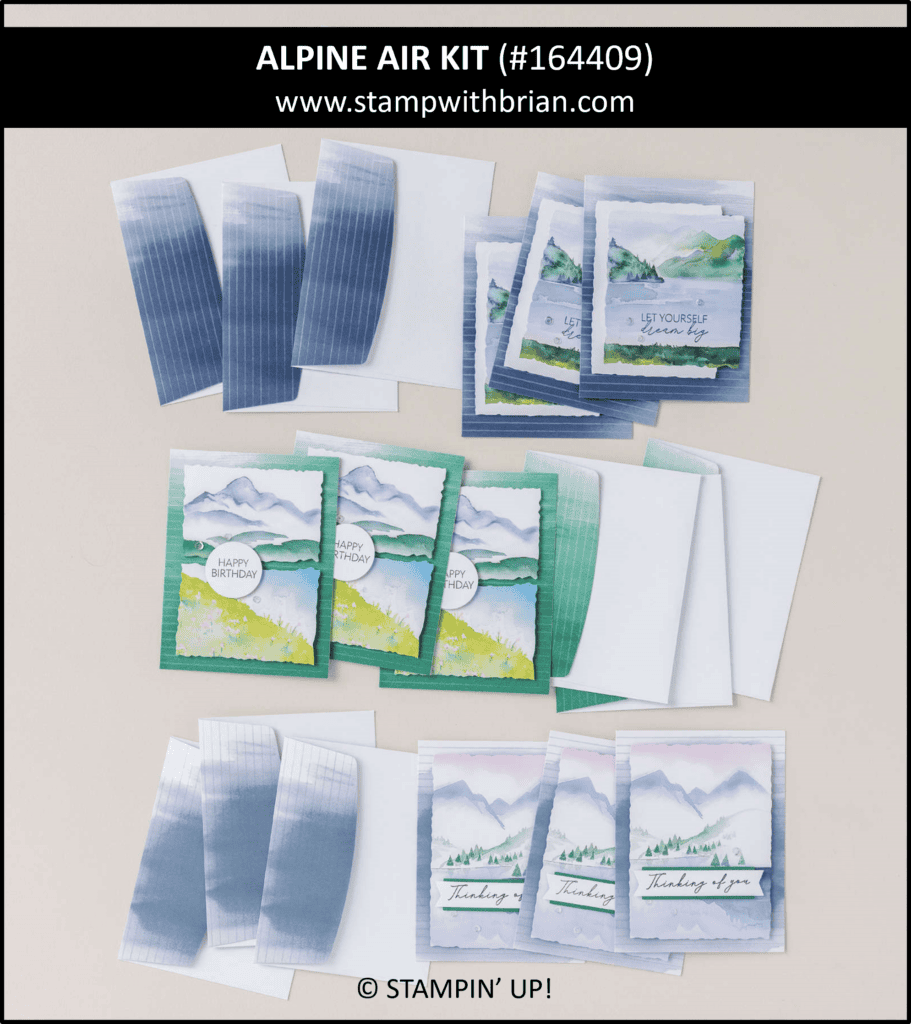 Alpine Air Kit, Stampin Up! 164409