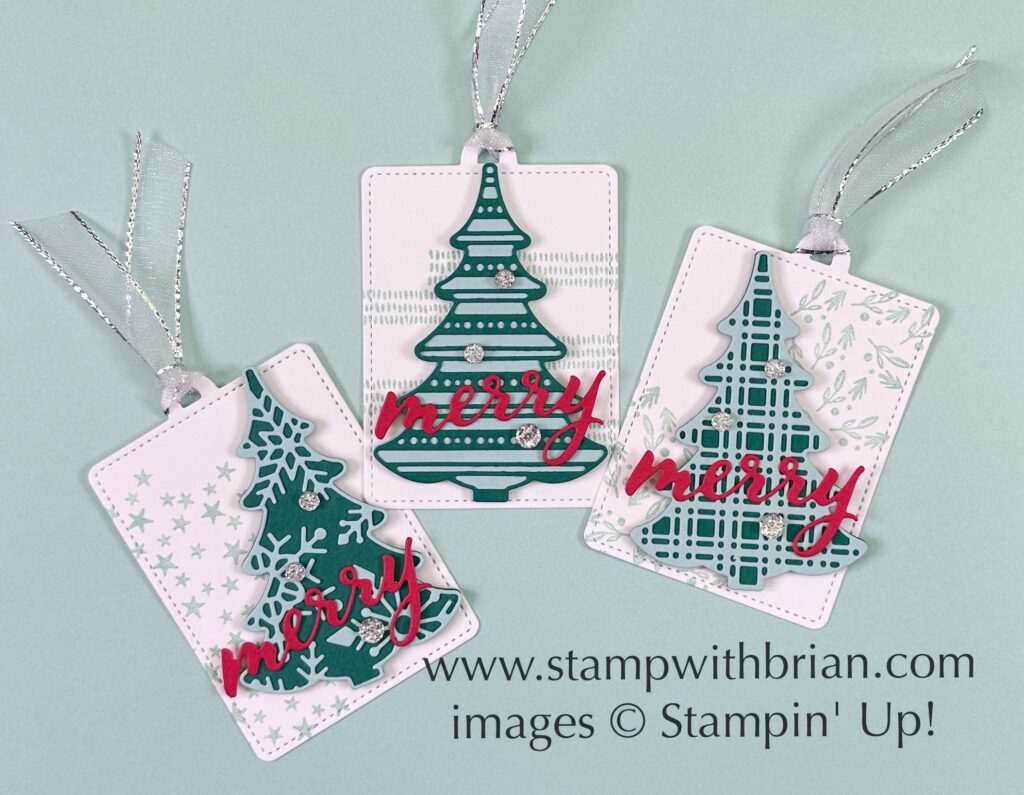 Decorative Trees Bundle, Merry Tags & Dies, Stampin Up!, Brian King Decorative Trees Bundle, Merry Tags & Dies, Stampin Up!, Brian King