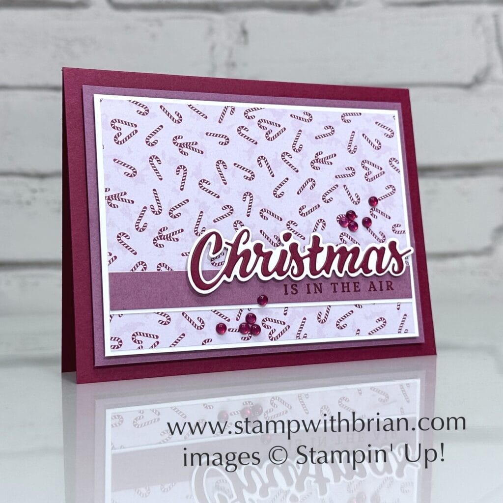 Peaceful Season Bundle, Stampin Up!, Brian King, Christmas card