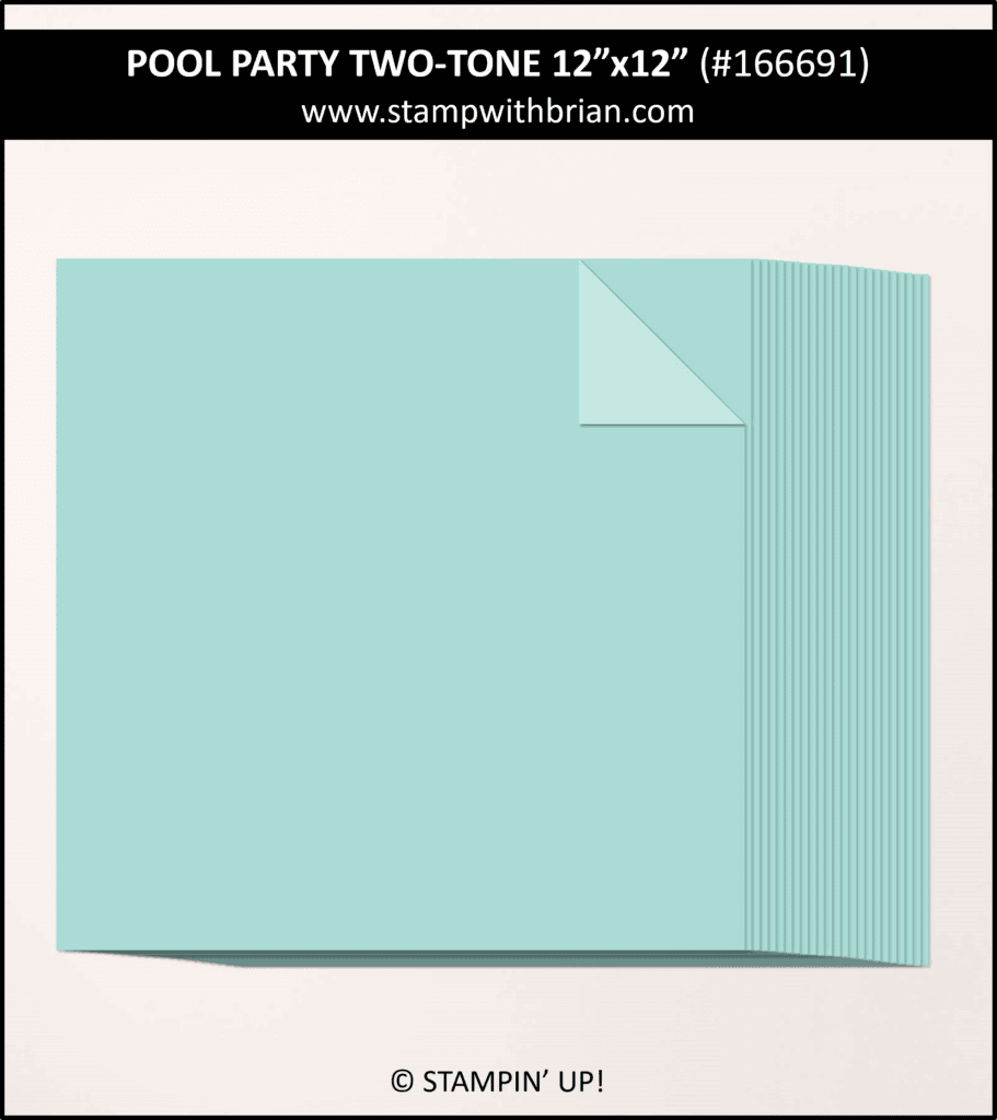 Pool Party Two-Tone 12x12, Stampin Up!, 166691