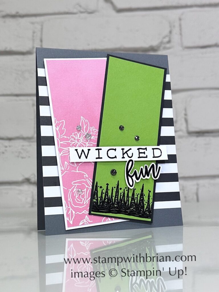 Wicked Fun Halloween card, Stampin Up, Brian King
