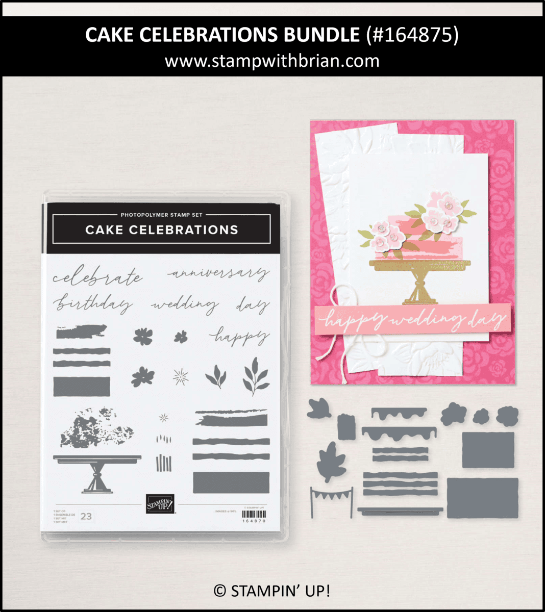 Cake Celebrations Bundle, Stampin Up! 164875