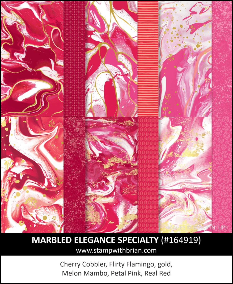 Marbled Elegance Specialty Designer Series Paper, Stampin Up! 164919 Marbled Elegance Specialty Designer Series Paper, Stampin Up! 164919
