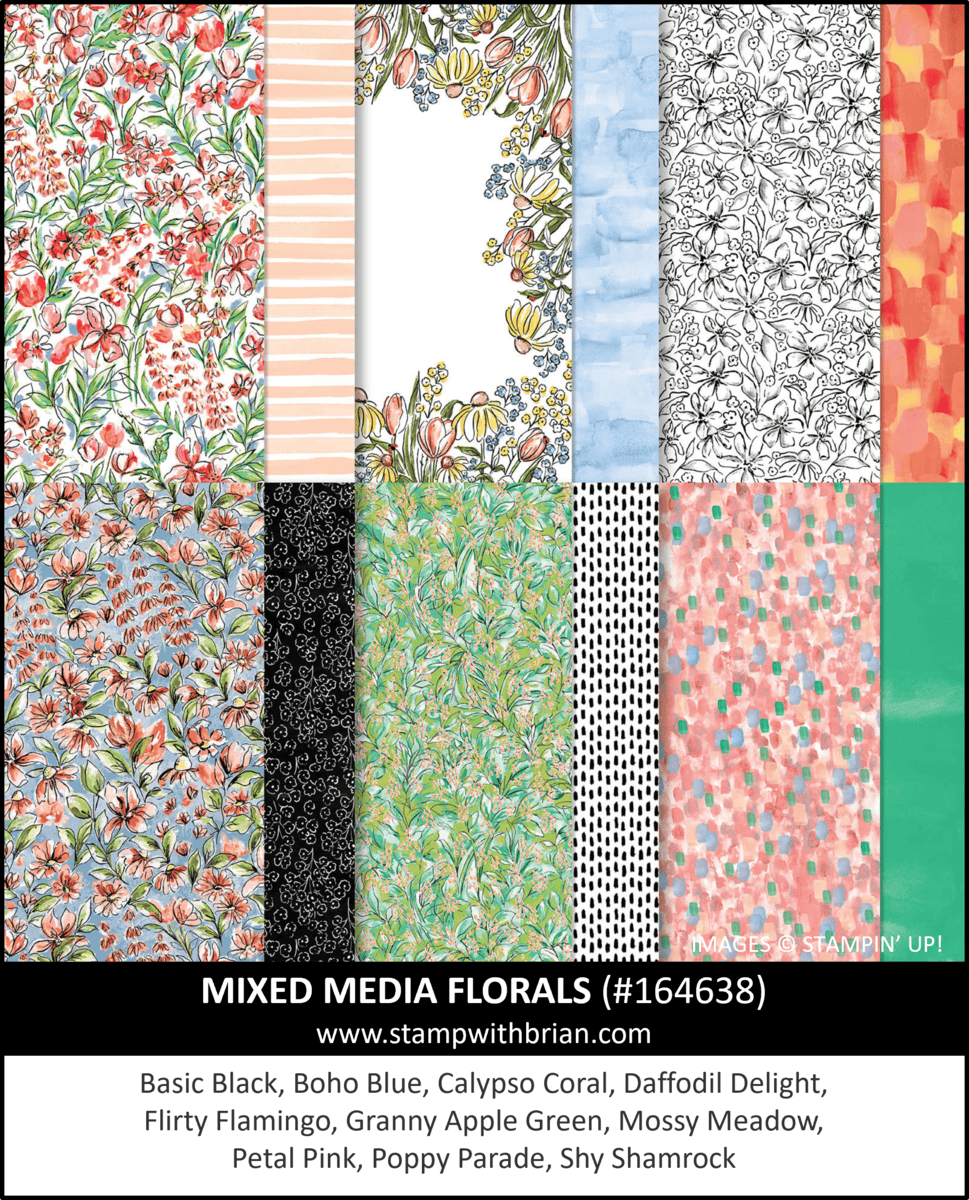 Mixed Florals & Mixed Labels – Super-Awesome Fun Time Card Kit