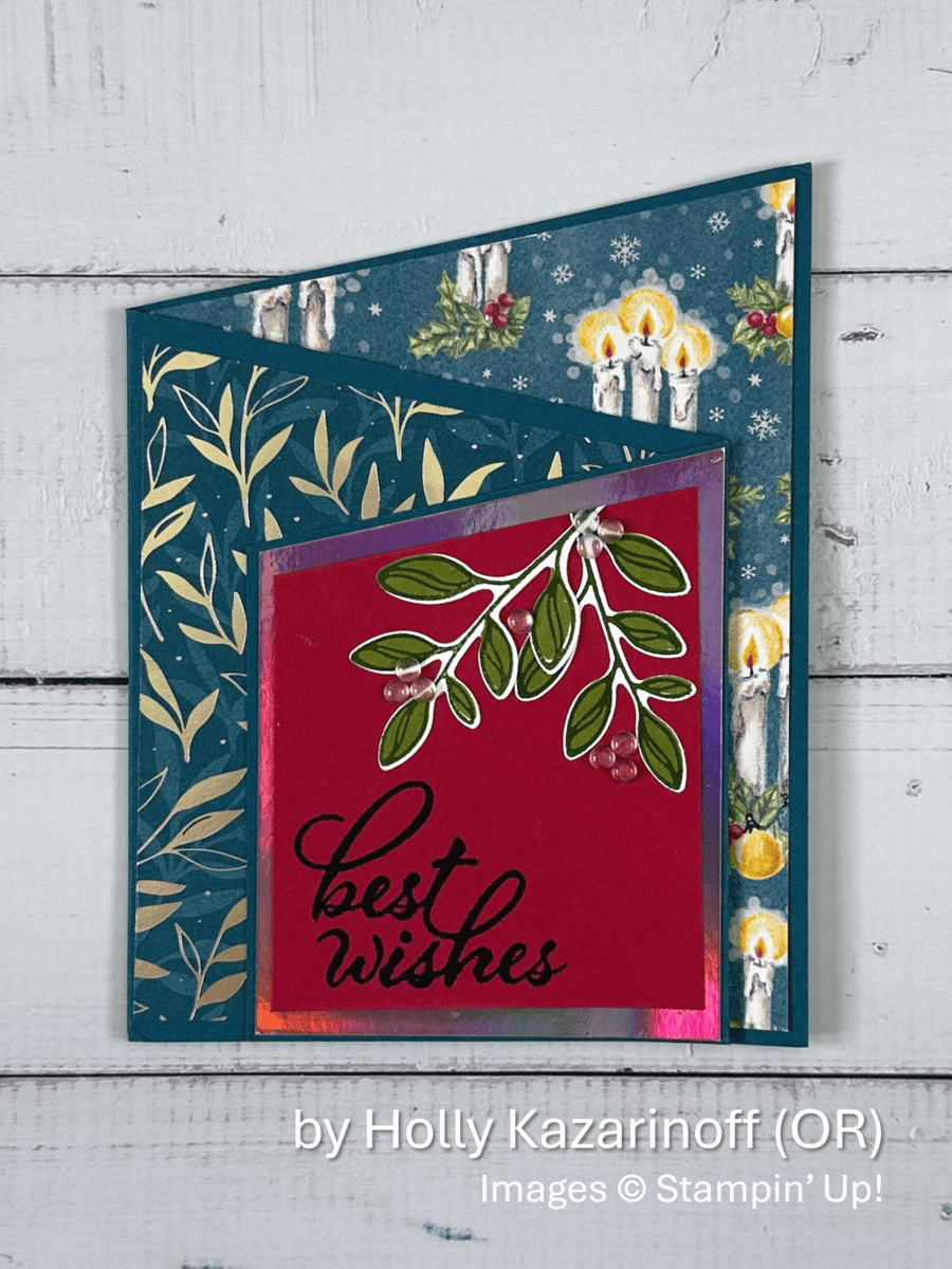 by Holly Kazarinoff, Holiday One-for-One Card Swap, Stampin Up!, 1 of 2 by Holly Kazarinoff, Holiday One-for-One Card Swap, Stampin Up!, 1 of 2