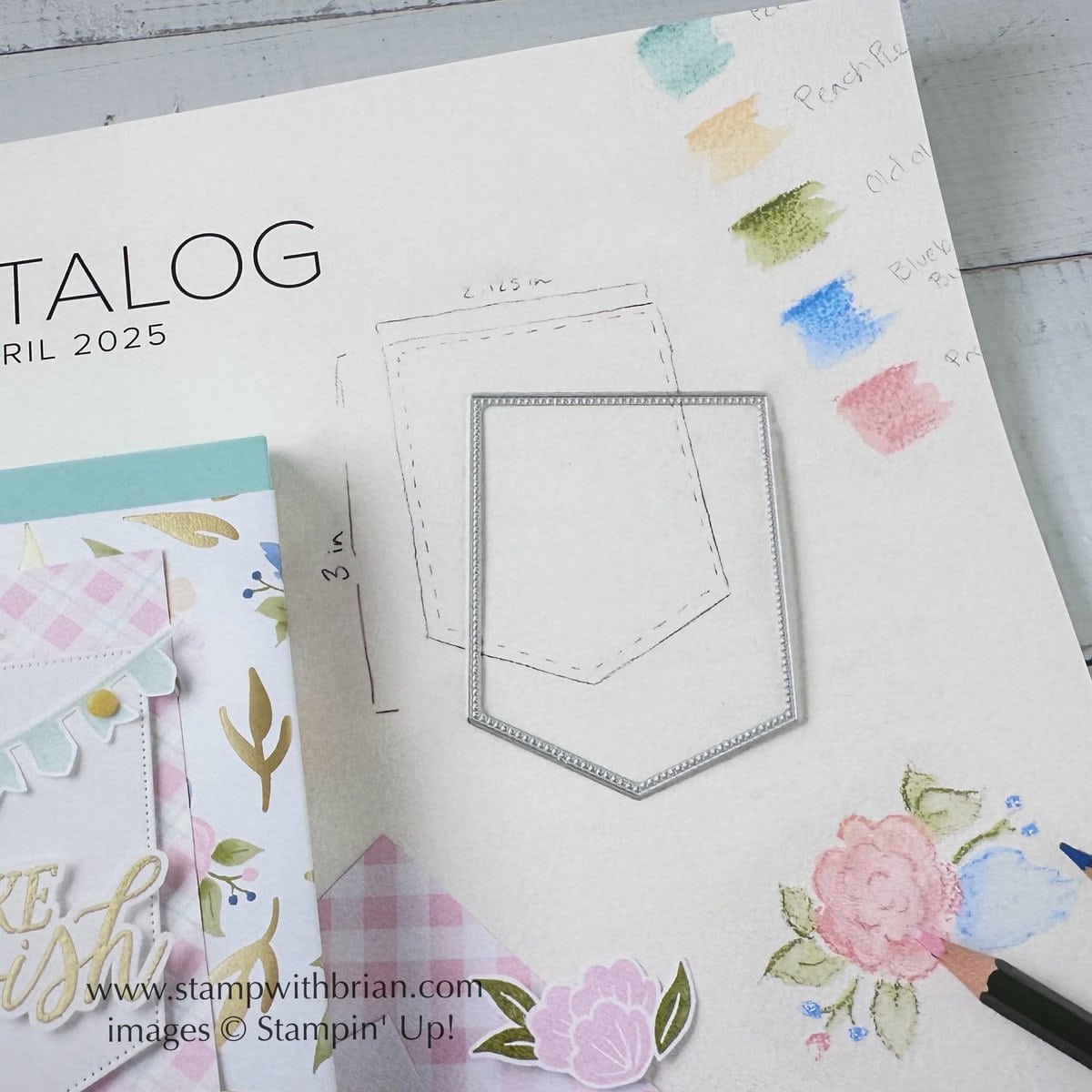 front cover of Stampin' Up!'s 2025 Spring Mini Catalog, Brian King front cover of Stampin' Up!'s 2025 Spring Mini Catalog, Brian King