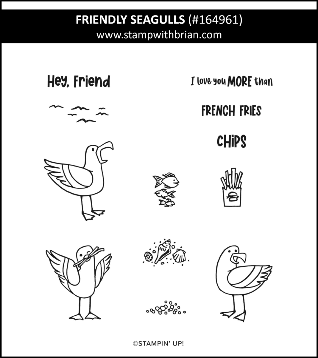 Friendly Seagulls, Stampin Up!, 164961, 2025 Sale-a-Bration