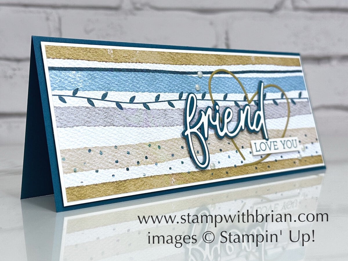 Friends for Life Bundle, Everyday Happiness Designer Series Paper, Stampin Up!, Brian King