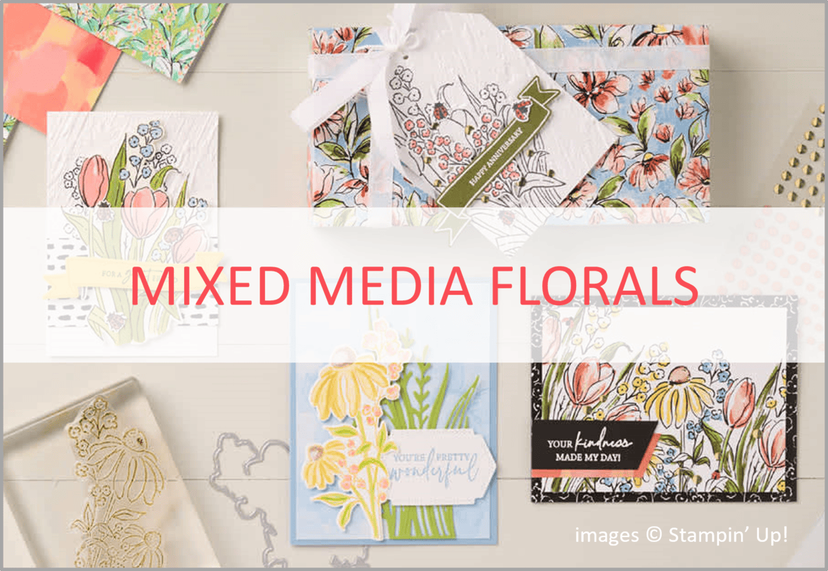 Mixed Media Florals Suite Collection, Stampin' Up!