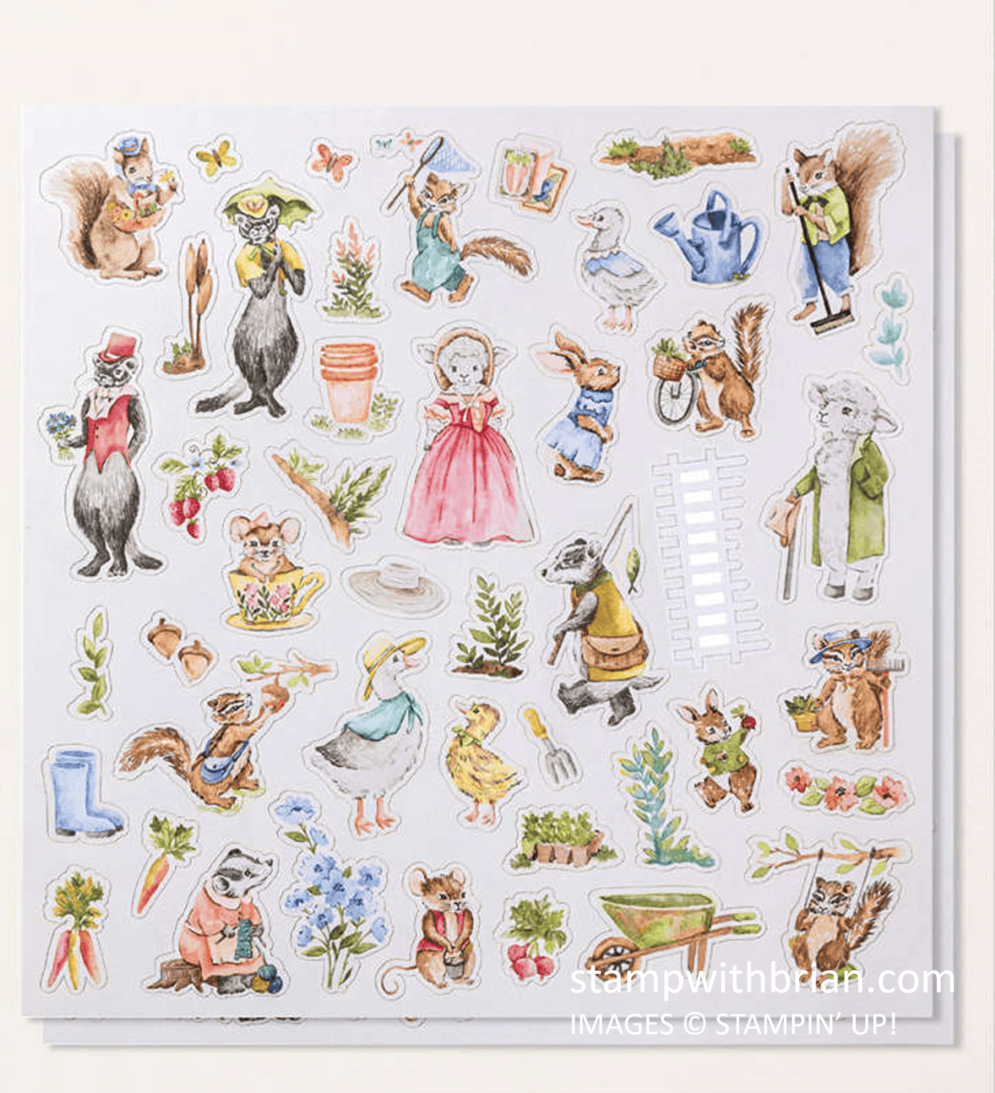 punchout images from Storybook Moments Specialty Designer Series Paper, Stampin' Up!