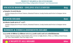 March 2025 Online Exclusives Product Shares, Stampin' Up!, Brian King