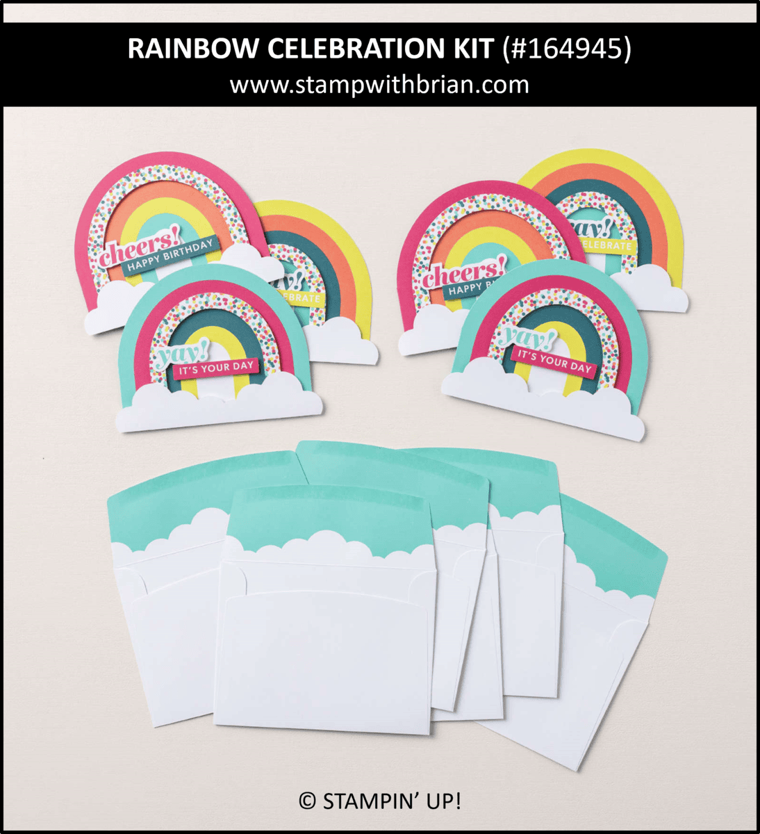 Rainbow Celebration Kit, Stampin' Up!, 164945