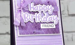 handmade birthday card with Wanted to Say Dies, Stampin' Up!, Brian King