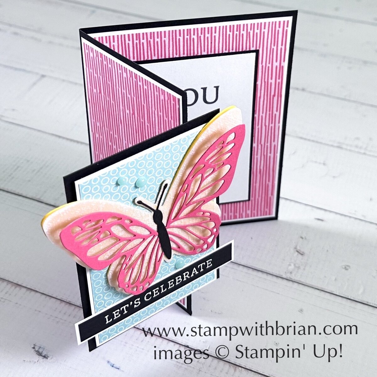 Beautiful Butterflies Bundle, Simply Said, Stampin' Up!, Brian King, congratulations card