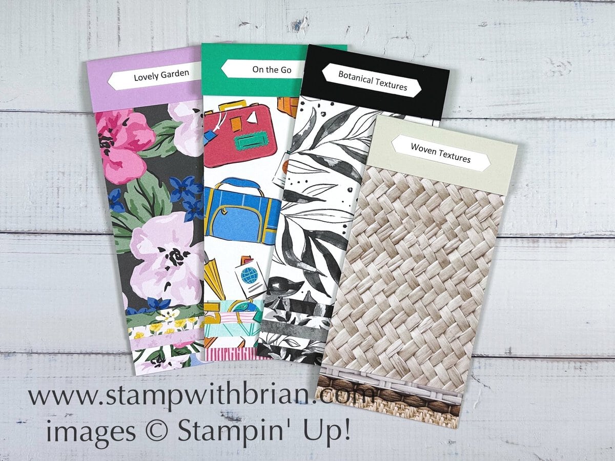 March 2025 Online Exclusives Designer Series Paper Swatch Books, Stampin' Up!, Brian King