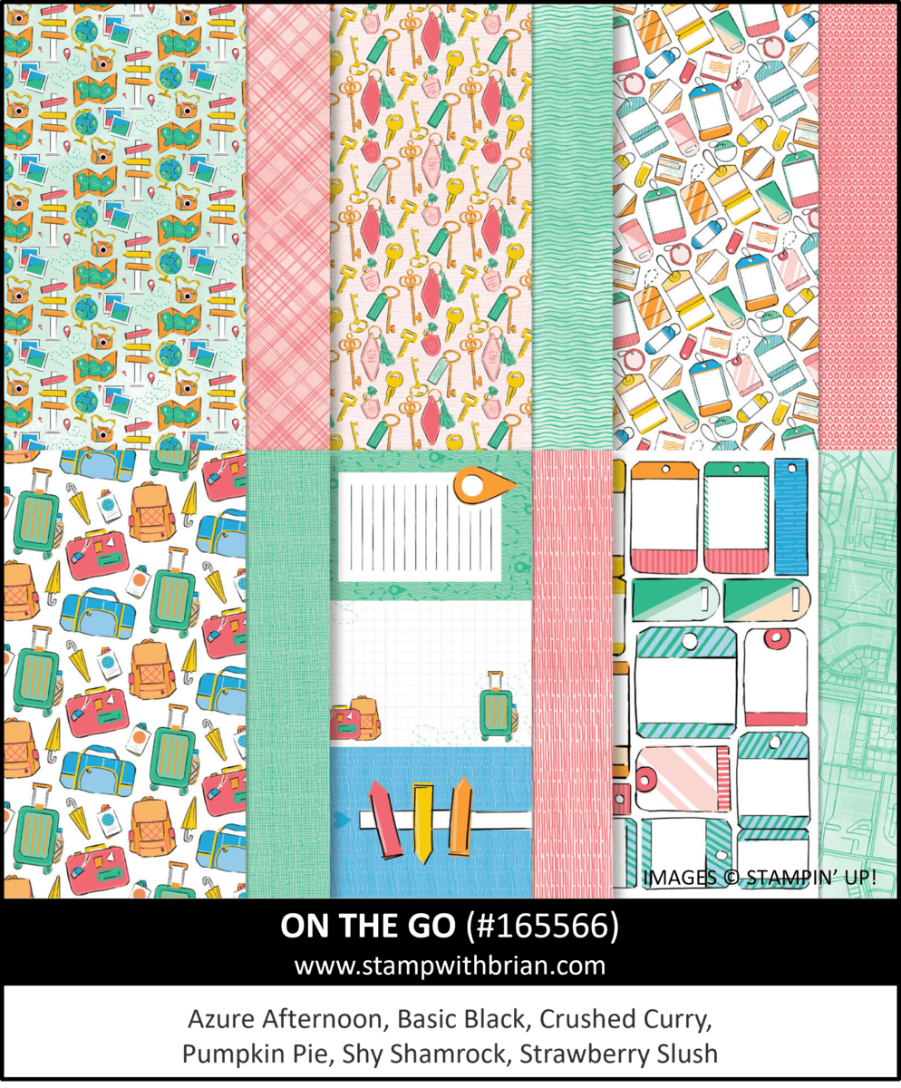 On the Go Designer Series Paper, Stampin' Up! 165566