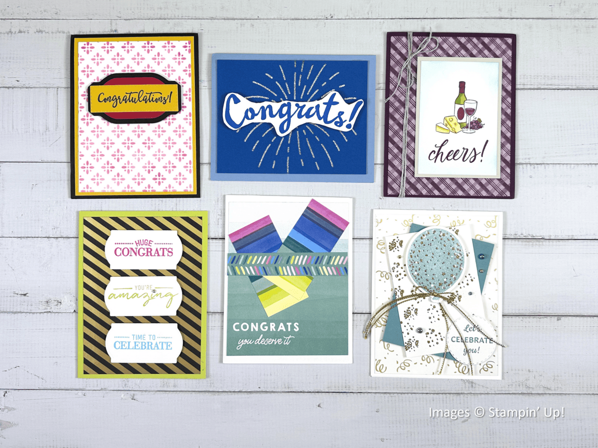 Six Great Congratulations Cards, Stampin' Up!, stampwithbrian.com