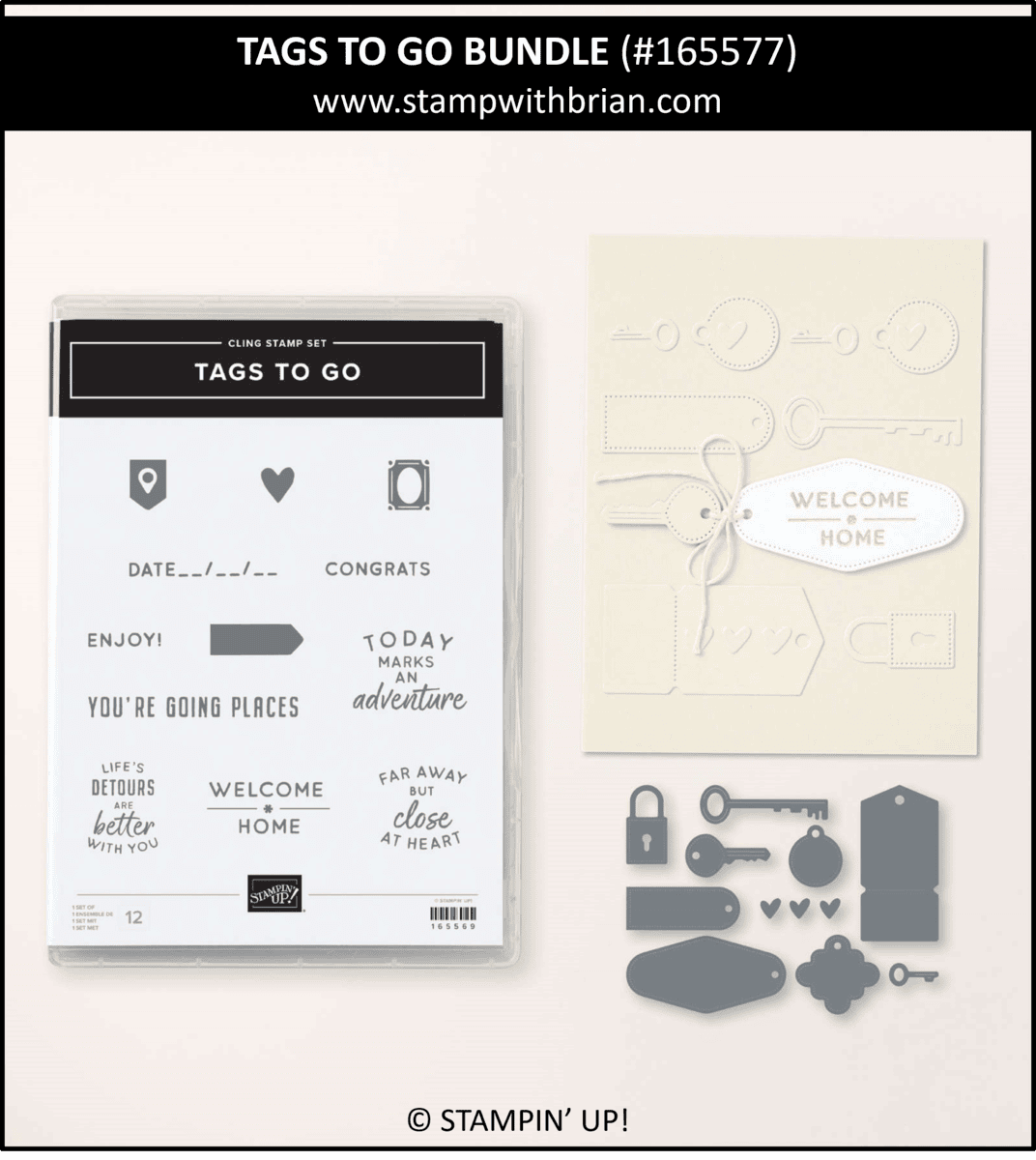Tags to Go Bundle, Stampin' Up!, 165577