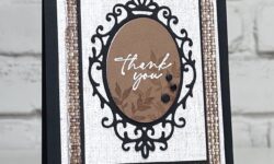 Textured Notes, Woven Textures Designer Series Paper, Stampin' Up!, Brian King, thank you card